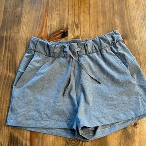 Lulu Lemon Gray Running Shorts Size 4